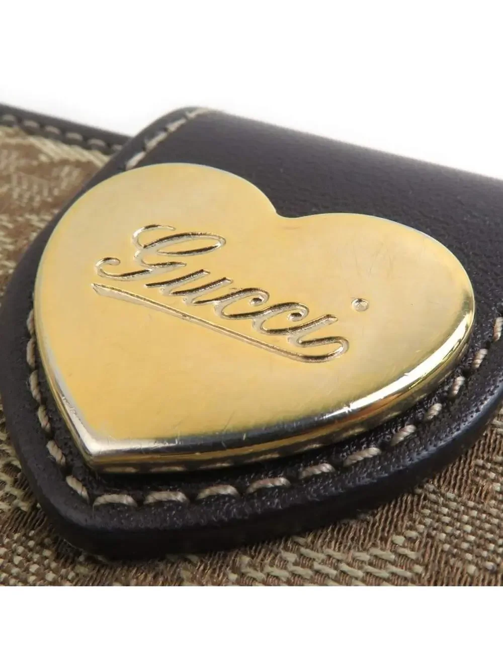 Auth Gucci Bifold Long Wallet Brown Gg #268174G22B - Picture 6 of 10